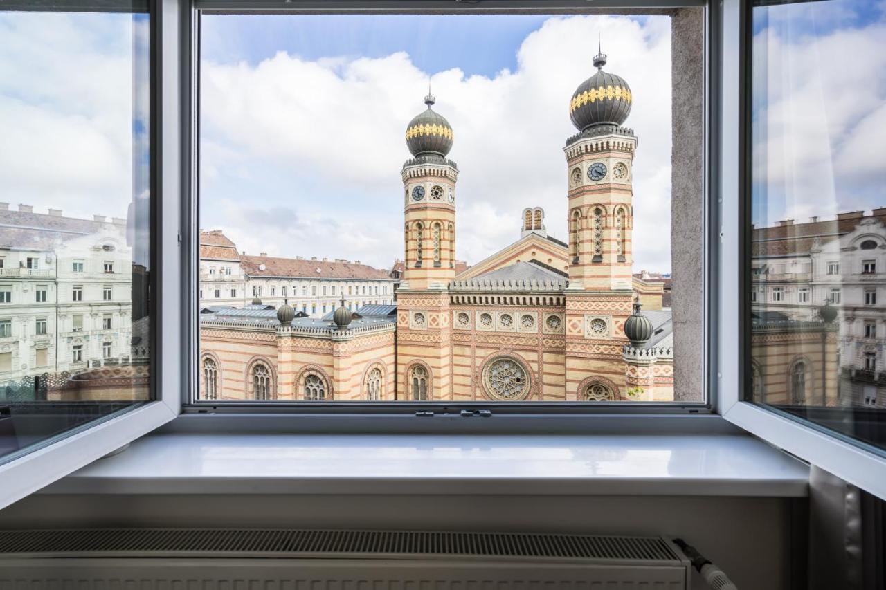 Breathless Panorama Synagogue Elegant Attic Free Parking Reservation Needed Budapest Exterior photo